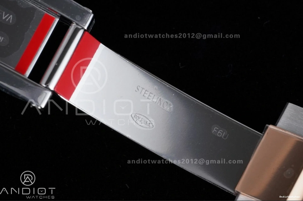 Bracelet on ARF FastDry 1:1 GMT RG SS Edition V SH3285 II Master 904L Best New SS CHNR 855 126711 0803